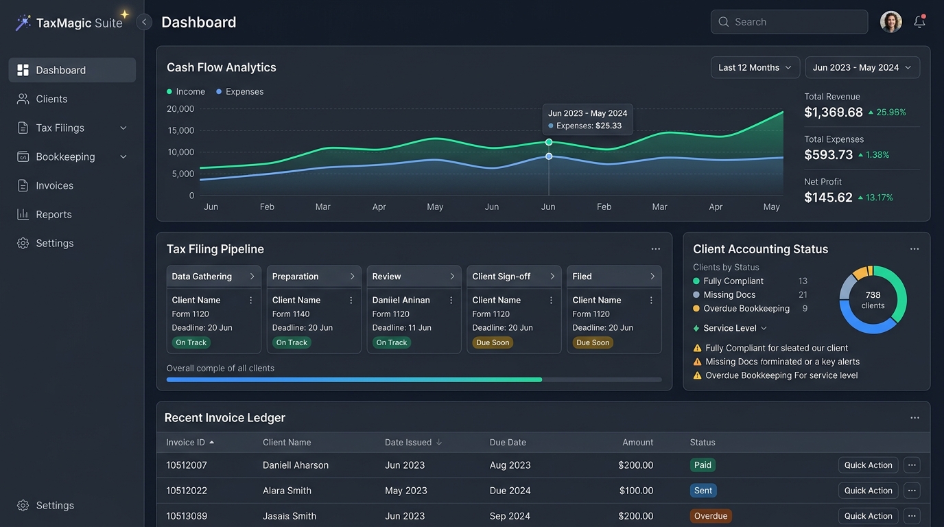 BizSync CRM Dashboard